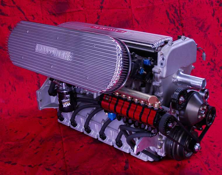 Dino Rossi's Falconer L6 street rod engine